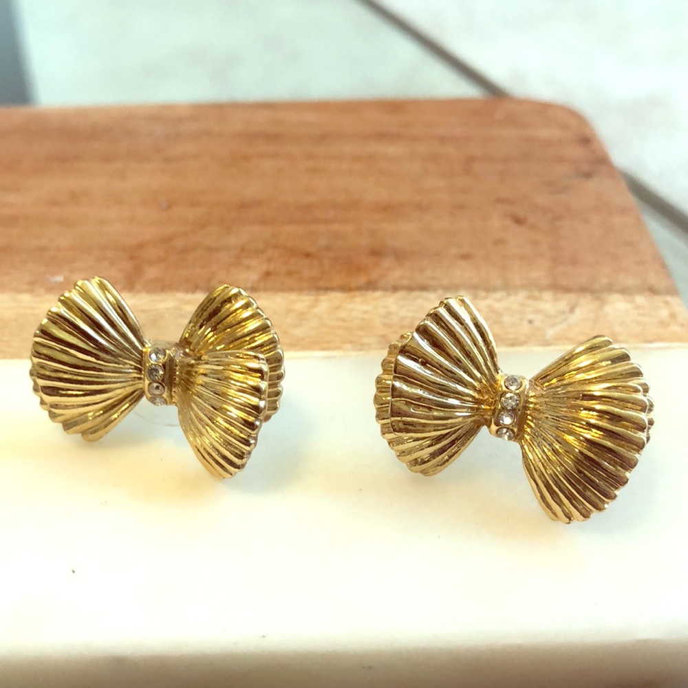 Lilly Pulitzer Gold Bow Earrings